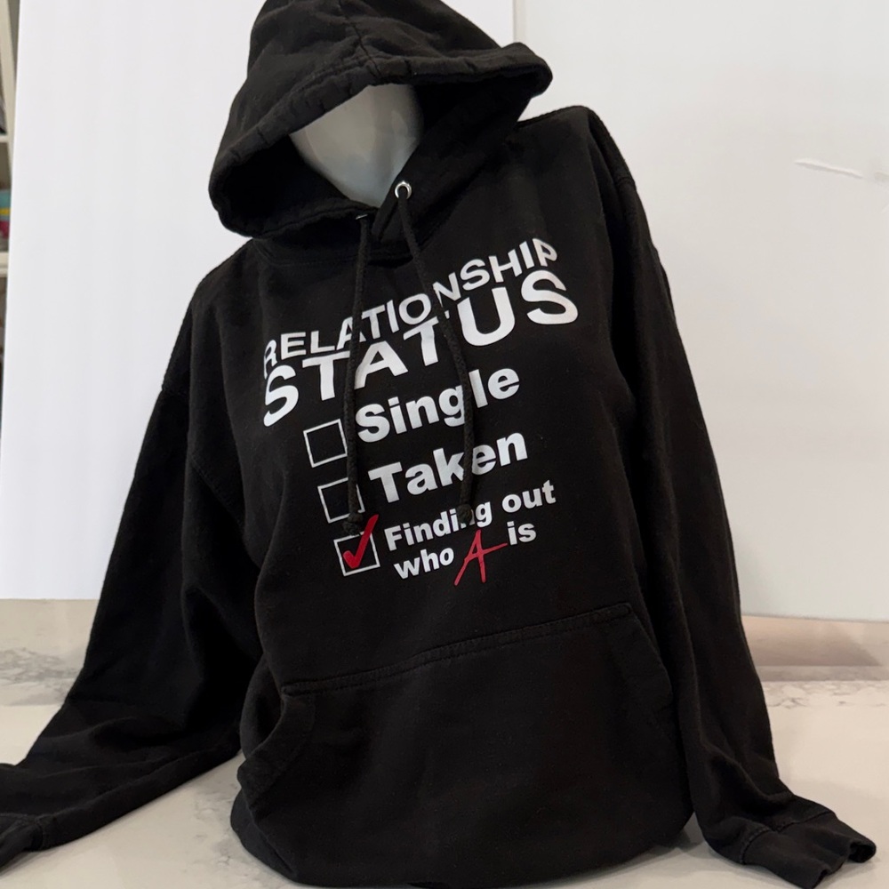 Black Graphic Pretty Little Liars Hoodie Sweatshirt